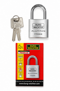 2 X Burg-Wächter ALUTITAN 770 40 K1 GL Vorhängeschloss hoher Bügel