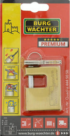 3x BURG-WÄCHTER Quadra 444 50 Vorhängeschloss 7mm Bügel Diebstahlschutz