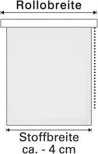 2x GARDINIA Rollo 52x180cm Champagner Sichtschutz Fenster Lichtdurchlässig Neu