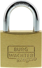 2x BURG-WÄCHTER Magno 400 E 40 Vorhängeschloss Messing 40mm Stabil Sicher