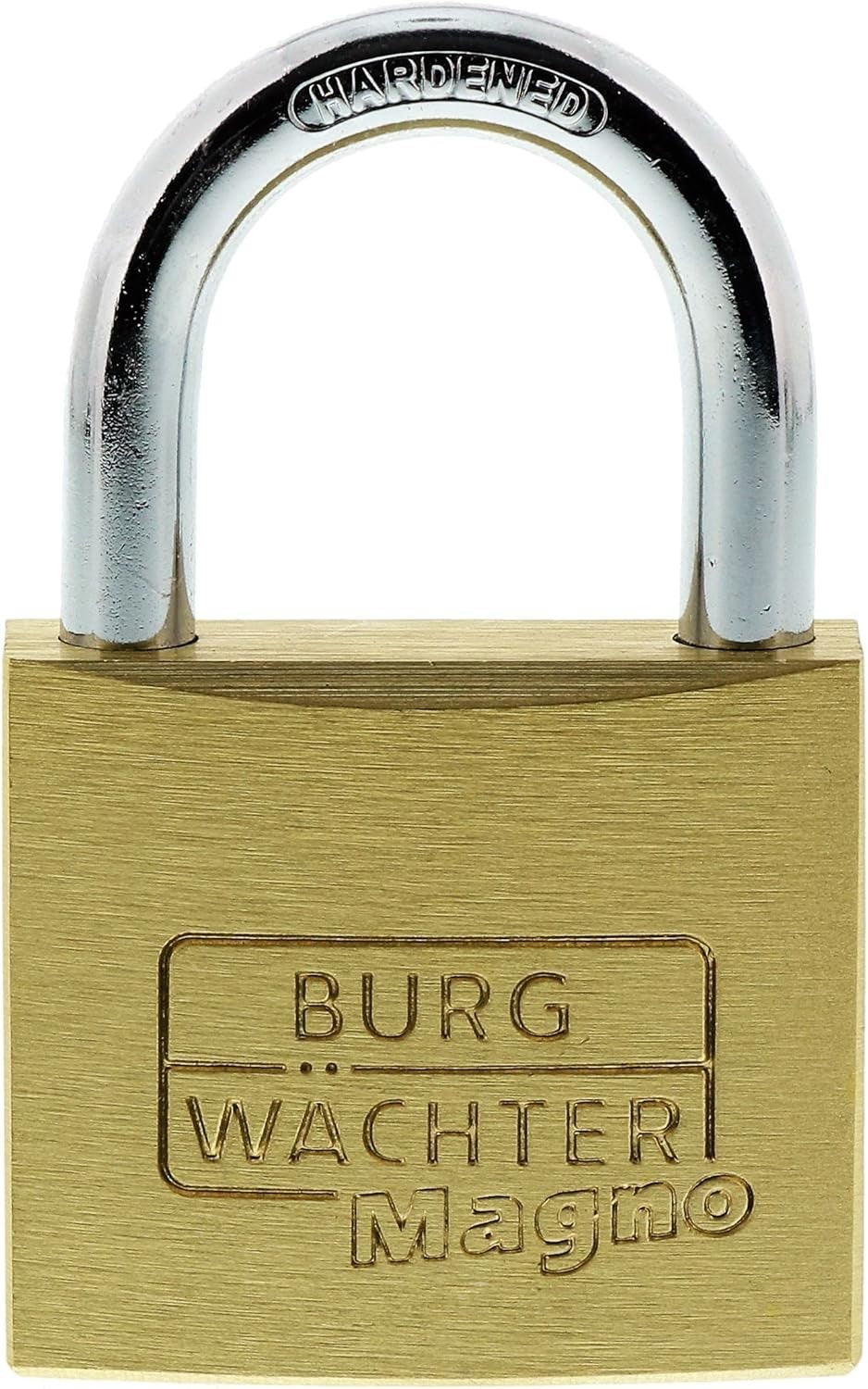 2x BURG-WÄCHTER Magno 400 E 40 Vorhängeschloss Messing 40mm Stabil Sicher