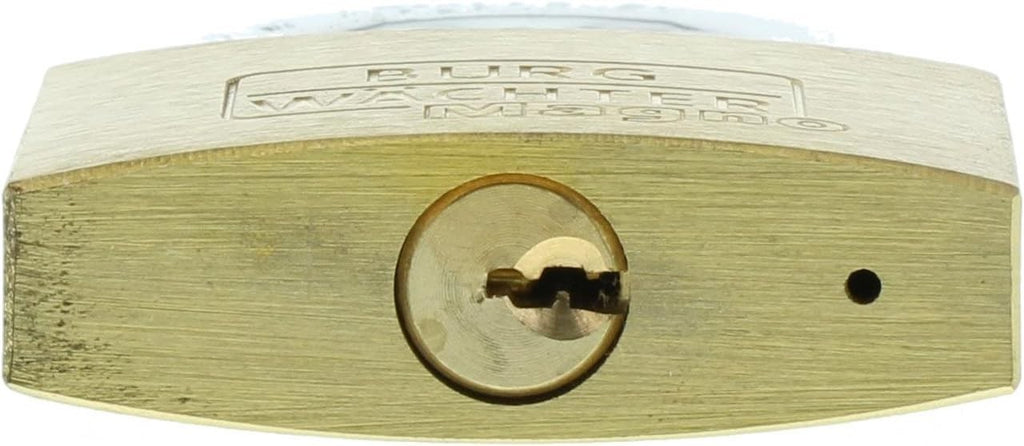 BURG-WÄCHTER Vorhängeschloss 60mm Magno 400 E 9,5mm Bügel Stabil Messing Neu