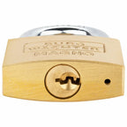2xBurg Wächter 40/2 Vorhangschloss 400 E Magno verschiedensperrend, Breite 40 mm