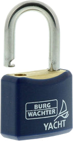2 X BURG-WÄCHTER Yacht 460 20 Vorhängeschloss Wetterfest Messing Kunststoff 22mm