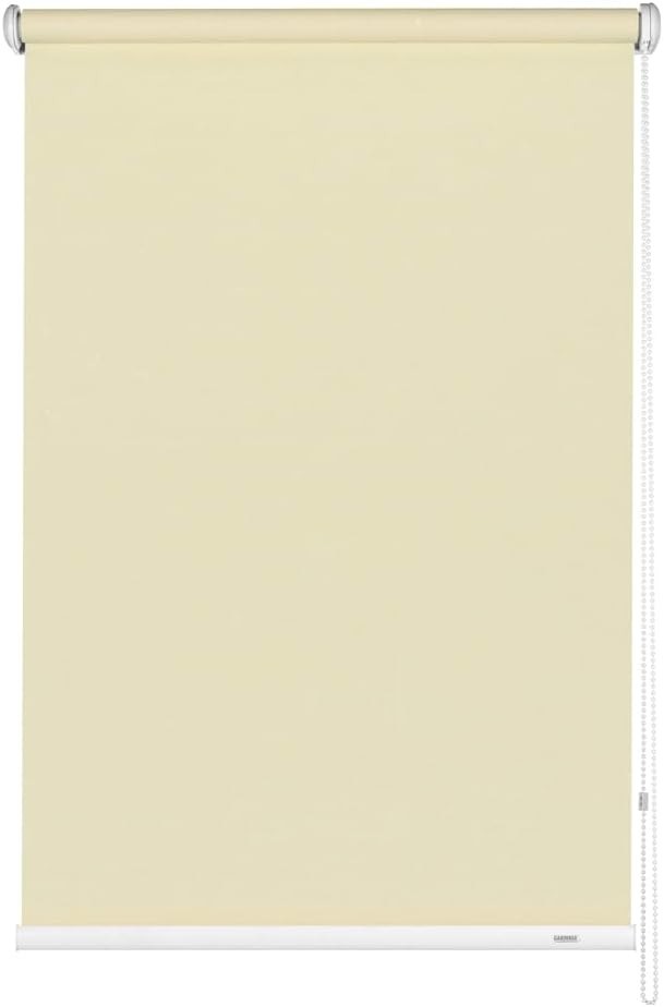 2x GARDINIA Rollo 52x180cm Champagner Sichtschutz Fenster Lichtdurchlässig Neu