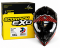 Scorpion EXO VX-16 Air GEM Motocross Helm Schwarz Rot Blau Offroad XXL