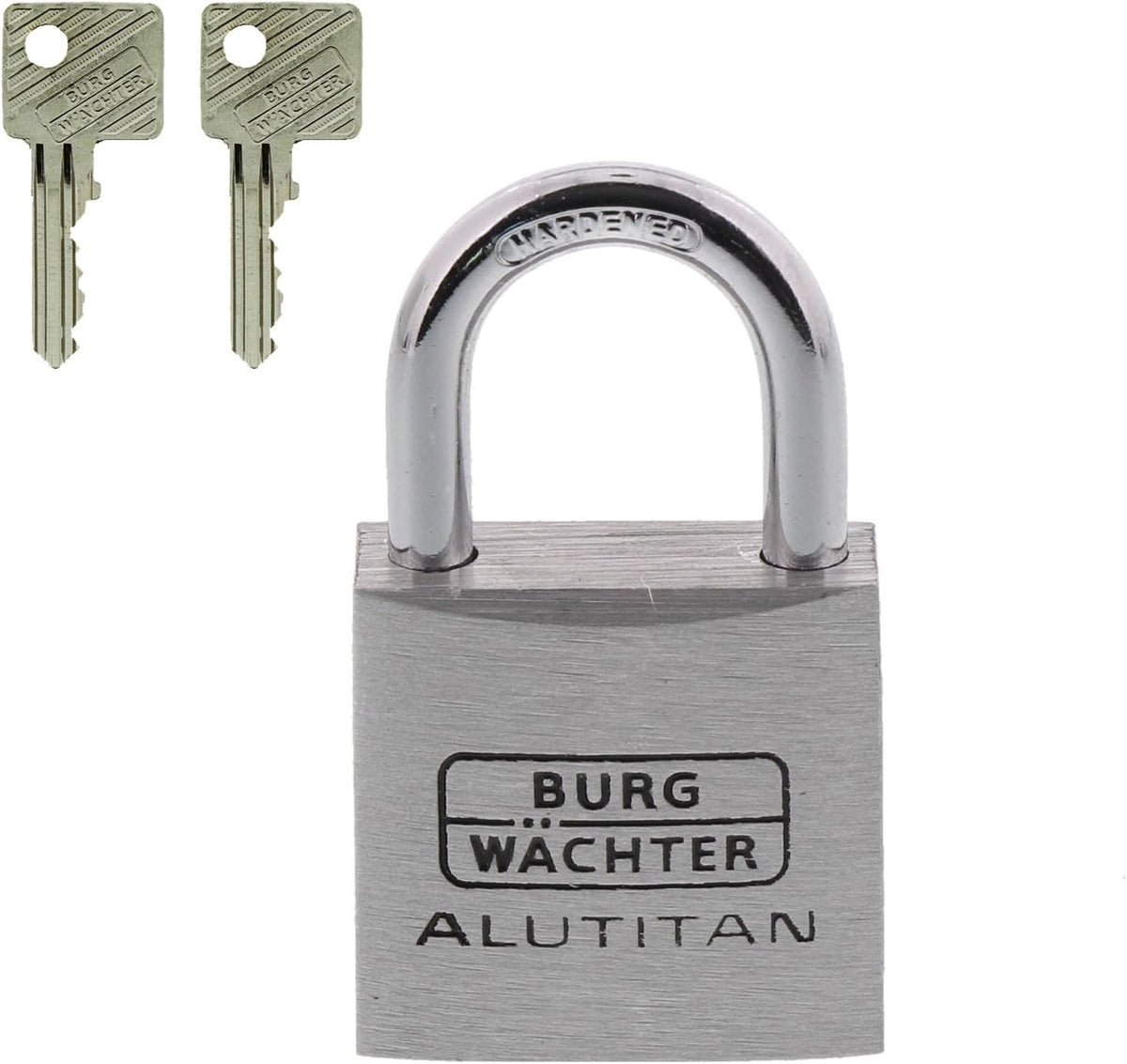 BURG-WÄCHTER 770 30 Alutitan Schloss 30mm Aluminium Leicht Rostfrei Stabil