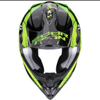 Scorpion EXO VX-16 Evo Air Soul Motocross Helm Schwarz Grün Offroad S-XL