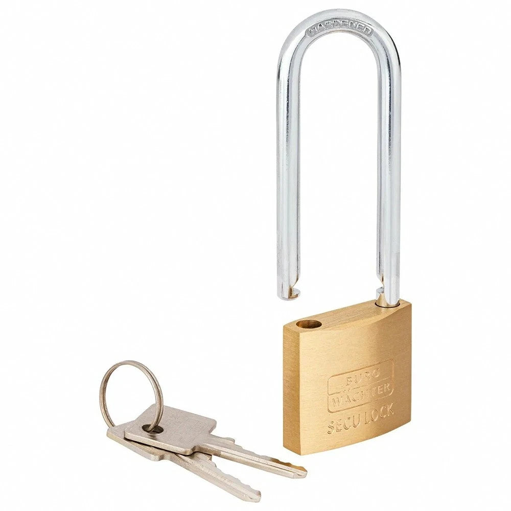 BURG-WÄCHTER SecuLock HB 40 Schloss Messing Hoher Bügel Stabil