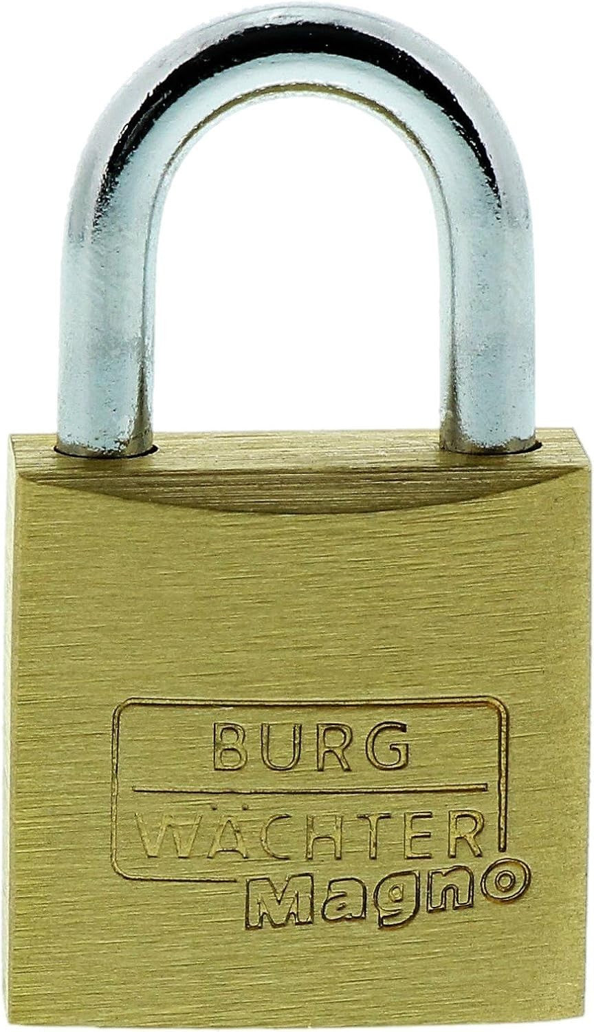 BURG-WÄCHTER Mini Schloss Magno 400 E 20 Vorhängeschloss Klein Stabil Sicher