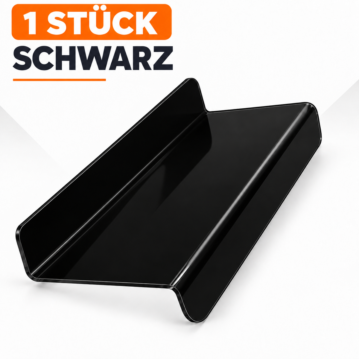 ASERON Acryl Organizer Gewürzregal Kosmetik Schublade 25 cm 1/2er Set