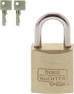 2x BURG-WÄCHTER C-Line 222 15 Vorhängeschloss Mini 15mm Set 3mm Bügel