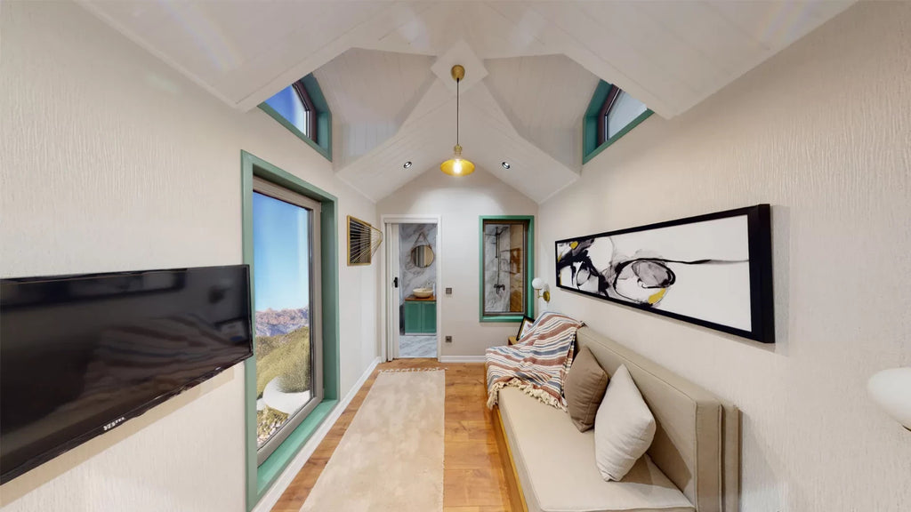 Tiny House VENEDIK 8m 20m² – Wohnwagen – kein Baugenehmigung – TÜV – Veranda