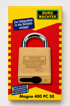 BURG-WÄCHTER Magno 400 PC 50 Vorhängeschloss Profilzylinder Garagentor Kellertür