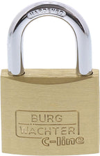 Burg-Wächter Duo 222 40 SB 2er Set Vorhängeschloss Messing 4 Schlüssel
