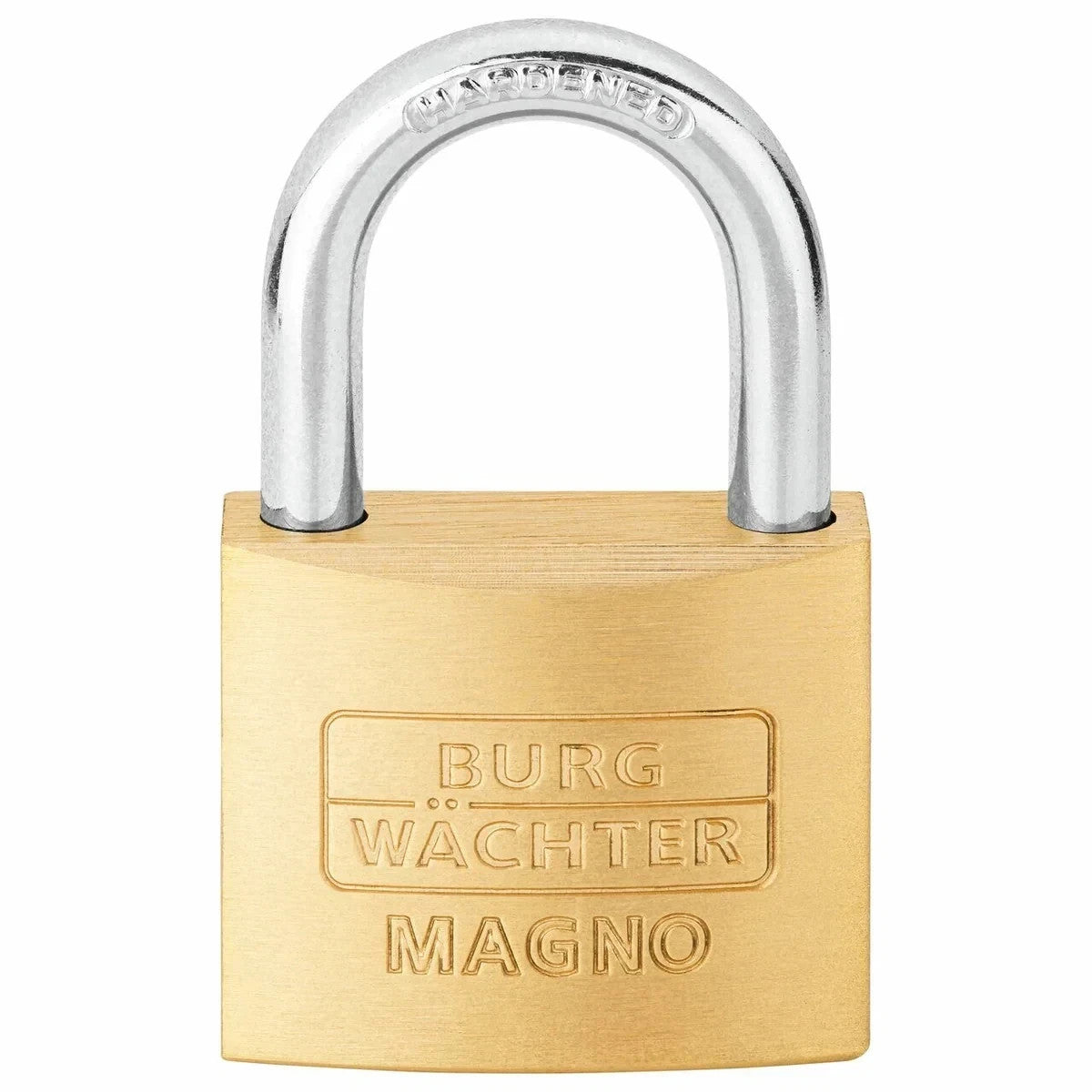 BURG-WÄCHTER 40/2 Vorhangschloss Magno 400E Messing 40mm verschiedensperrend Neu