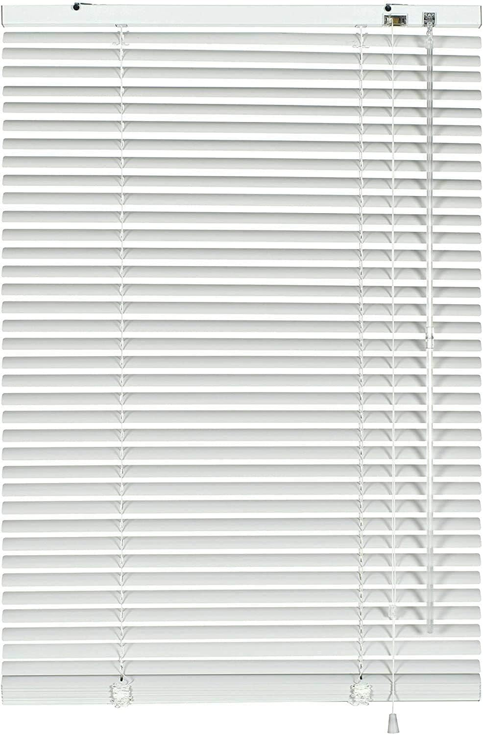 PVC Jalousie Weiß 80x160 cm Sichtschutz Lichtschutz Fensterjalousie