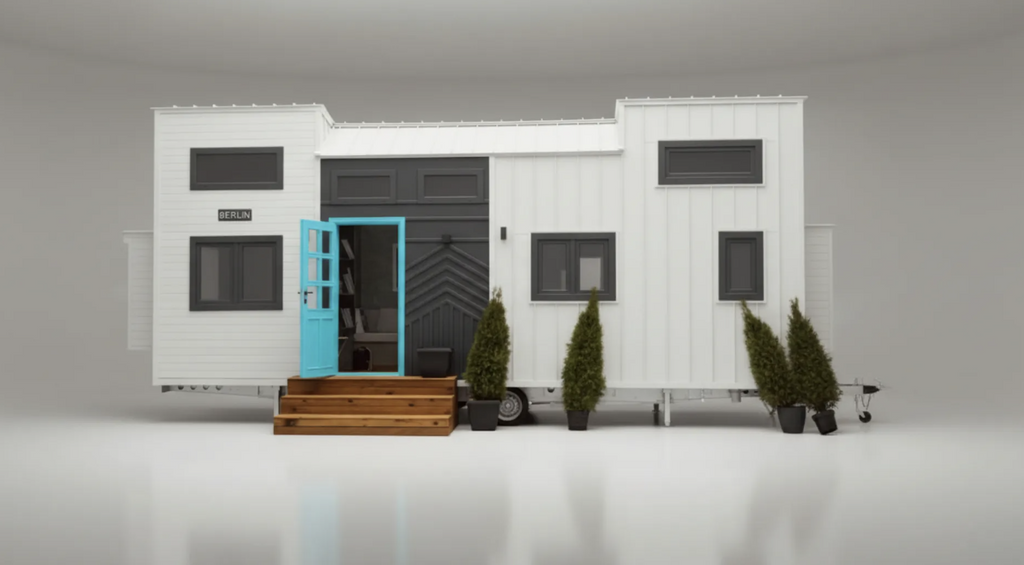 Premium Tiny House BERLIN 8m Loft 24m² – Wohnwagen – kein Baugenehmigung – TÜV