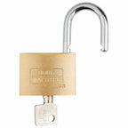 BURG-WÄCHTER C-Line 222 30mm Vorhängeschloss Messing Stabil Sicher 2 Schlüssel