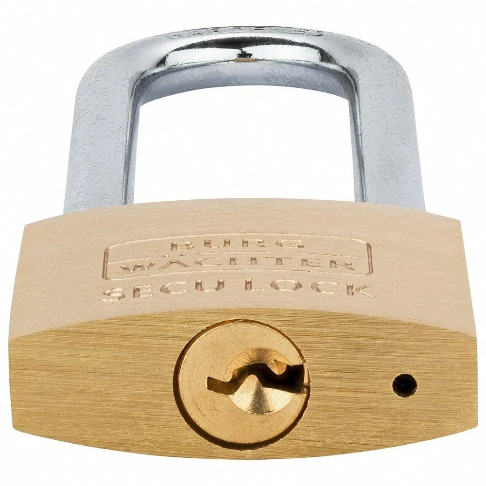 BURG-WÄCHTER SecuLock HB 40 Schloss Messing Hoher Bügel Stabil