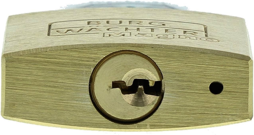 2x BURG-WÄCHTER Magno 400 E 40 Vorhängeschloss Messing 40mm Stabil Sicher