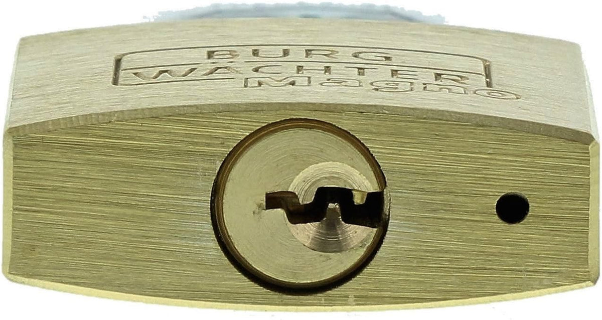 2x BURG-WÄCHTER Magno 400 E 40 Vorhängeschloss Messing 40mm Stabil Sicher