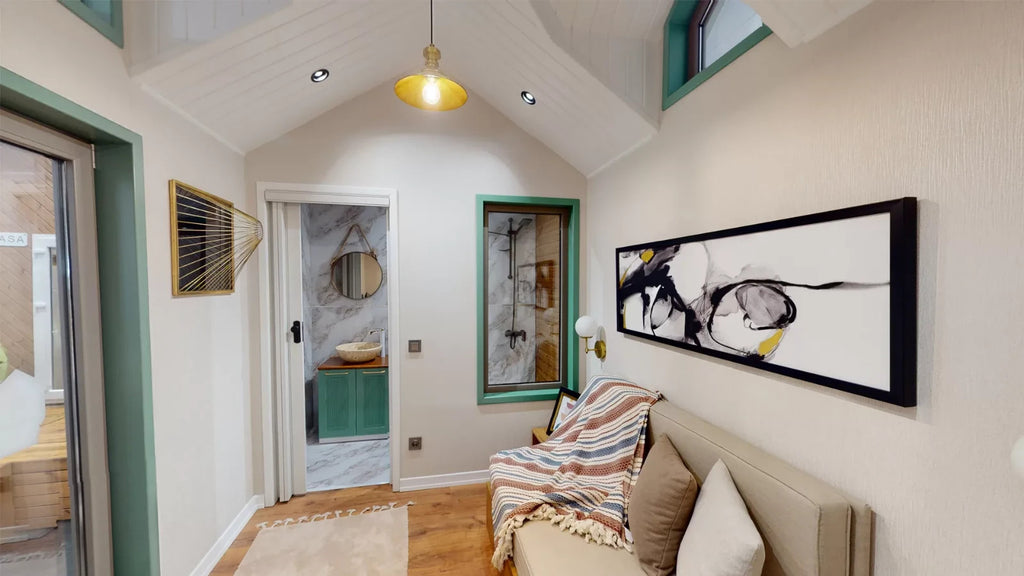 Tiny House VENEDIK 8m 20m² – Wohnwagen – kein Baugenehmigung – TÜV – Veranda