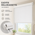 EASYFIX Rollokassette 100 cm Weiß Fensterrollo Sichtschutz Rollo