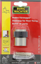 2x BURG-WÄCHTER Türstopper Boden TSB 2230 Edelstahl Optik Grau Set