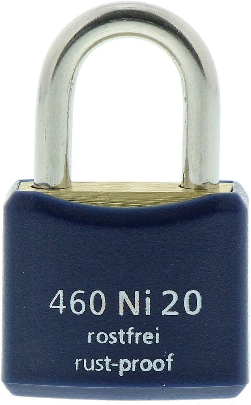 2 X BURG-WÄCHTER Yacht 460 20 Vorhängeschloss Wetterfest Messing Kunststoff 22mm