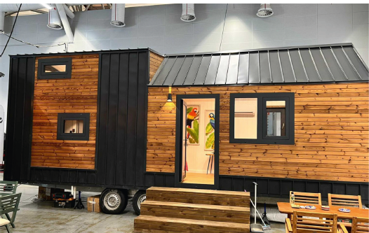 Tiny House 8m Loft 24m² – Wohnwagen – kein Baugenehmigung – TÜV – Lieferung DE