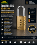 BURG-WÄCHTER Combi Lock 80/8020M Zahlenschloss 3-stellig 3,2mm Bügel