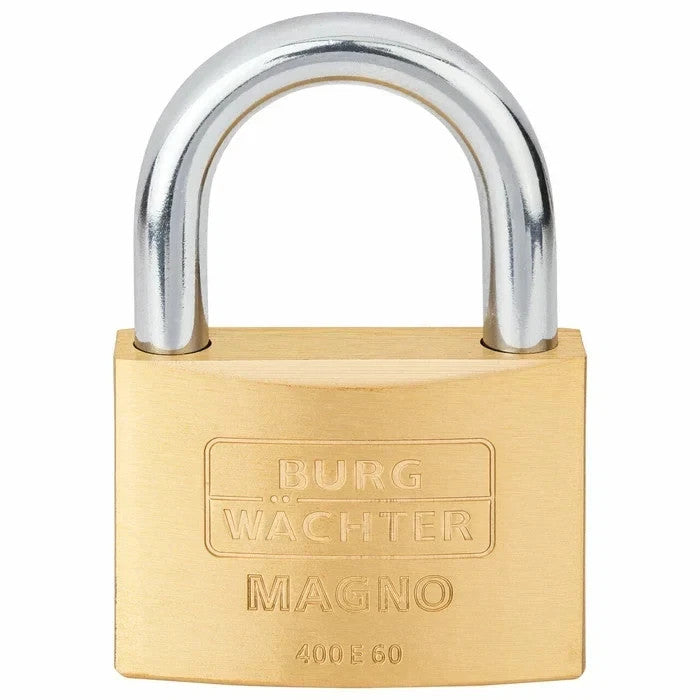 Burg-Wächter Magno 400 E 60 Vorhängeschloss Gleichschließend Messing