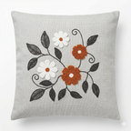 Kissenbezug 43x43 cm 2er Set Boho Punch Needle Sofa Dekokissen Hülle