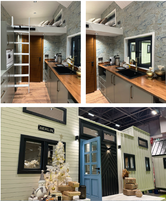 Premium Tiny House BERLIN 8m Loft 24m² – Wohnwagen – kein Baugenehmigung – TÜV