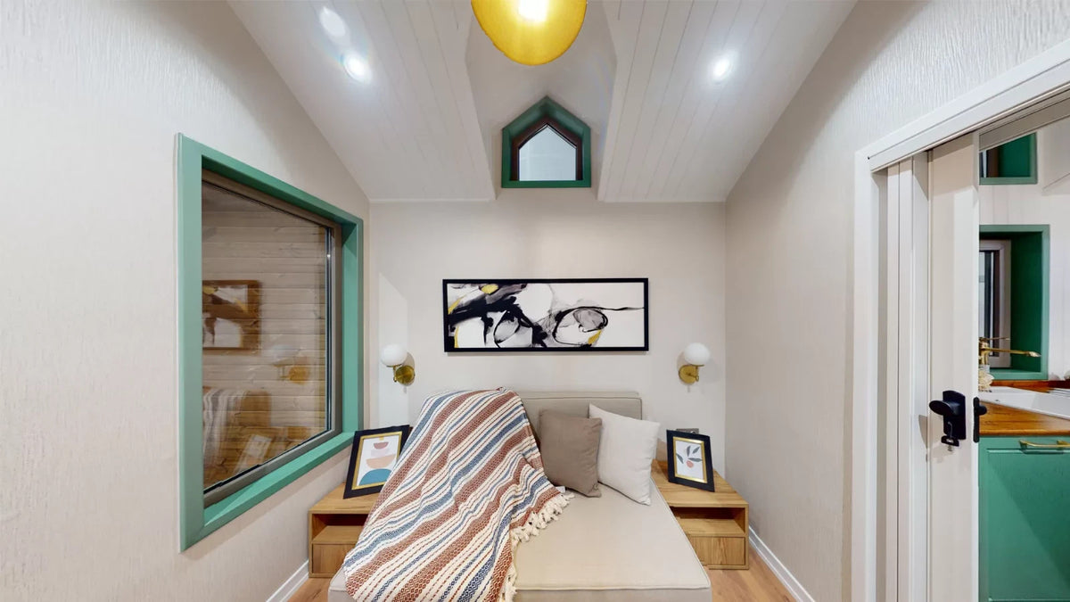 Tiny House VENEDIK 8m 20m² – Wohnwagen – kein Baugenehmigung – TÜV – Veranda