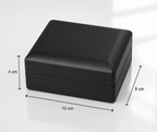 ASERON LED Schmuckbox mit Kristall Ohrsteckern Geschenkset Weiß Damen Luxus