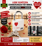 BURG-WÄCHTER Love Schloss 40mm Vorhängeschloss Herz Rot Geschenk Paar