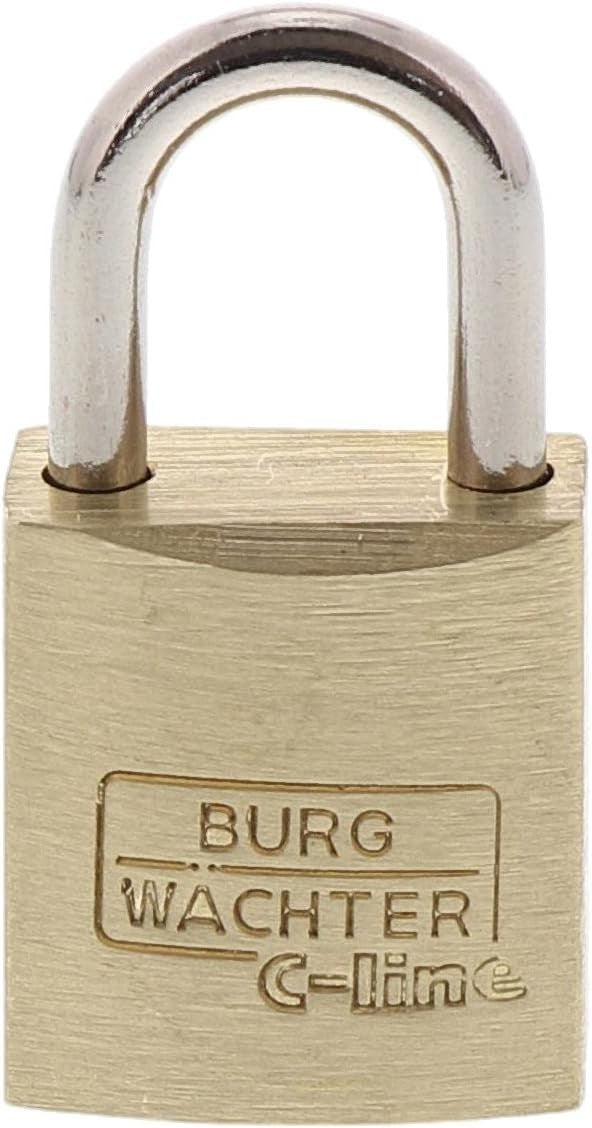 2x BURG-WÄCHTER C-Line 222 15 Vorhängeschloss Mini 15mm Set 3mm Bügel