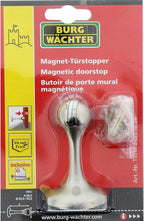 2 x  BURG-WÄCHTER Magnet Türstopper Wand TWM 2495 Edelstahl Türhalter 6kg Halt