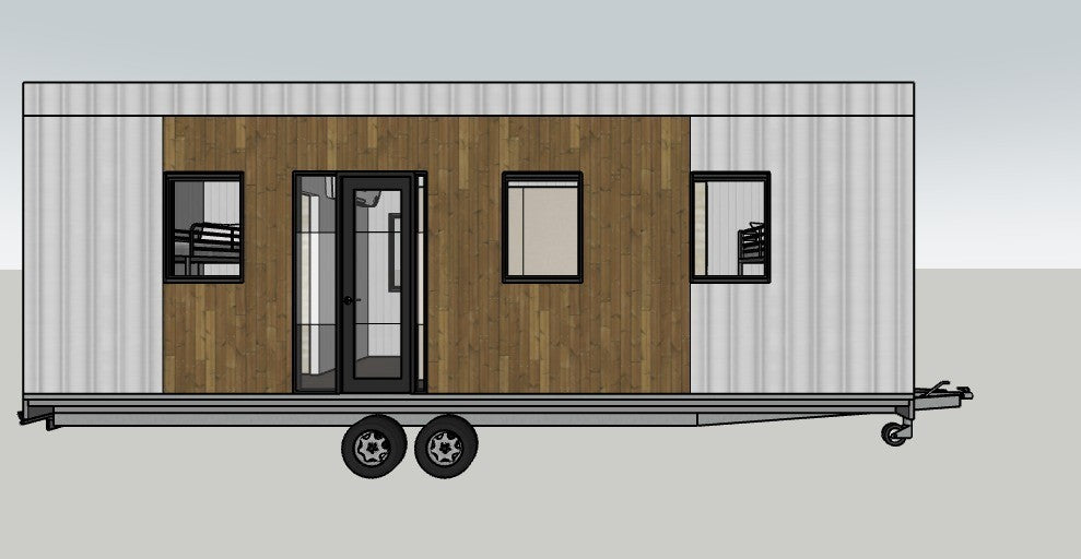 Arbeiter Unterkunft Tiny House 8m – Baustellen Wohncontainer 2 Zimmer Bad Küche