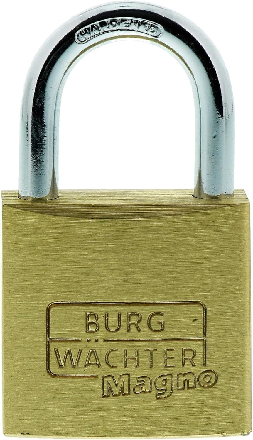 BURG-WÄCHTER Schloss Magno 400 E 30 Vorhängeschloss Stabil Sicher Alltag 30mm