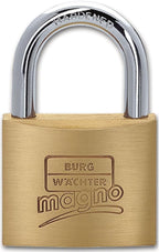 2xBurg Wächter 40/2 Vorhangschloss 400 E Magno verschiedensperrend, Breite 40 mm