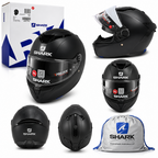 SHARK Spartan GT XL Motorradhelm Matt Schwarz Pinlock Sonnenblende