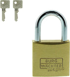 2x BURG-WÄCHTER Magno 400 E 40 Vorhängeschloss Messing 40mm Stabil Sicher