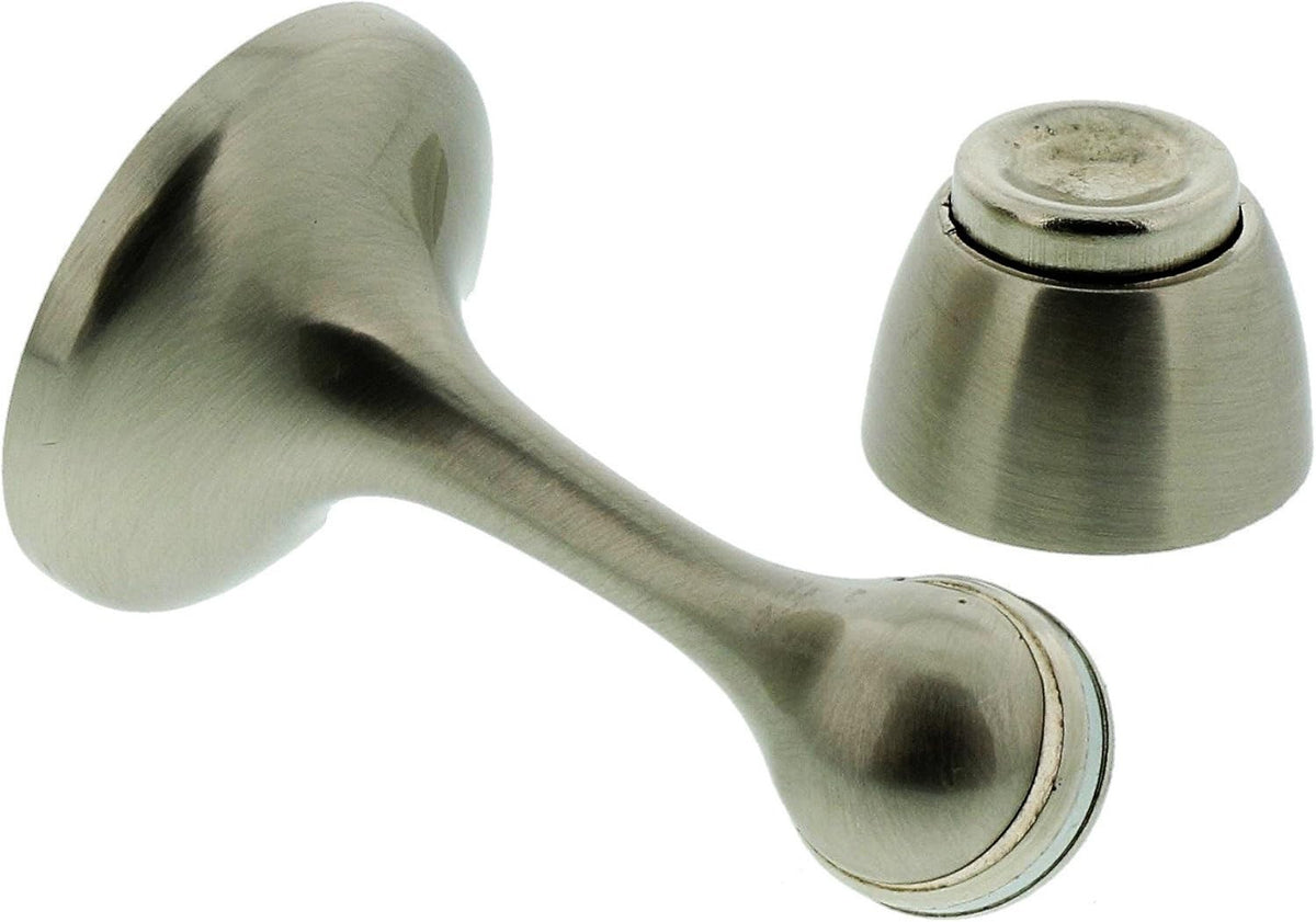 2 x  BURG-WÄCHTER Magnet Türstopper Wand TWM 2495 Edelstahl Türhalter 6kg Halt