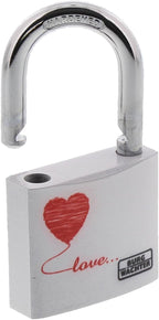 3x BURG-WÄCHTER Love Schloss 40mm Vorhängeschloss Herz Rot Geschenk Set