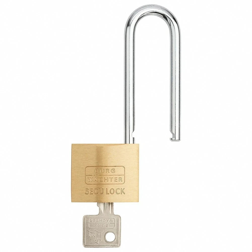 BURG-WÄCHTER SecuLock HB 40 Schloss Messing Hoher Bügel Stabil