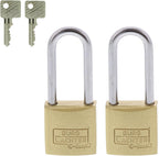 BURG-WÄCHTER C-Line Duo 222 HB 20/26 SB Vorhängeschloss 2er Set Messing