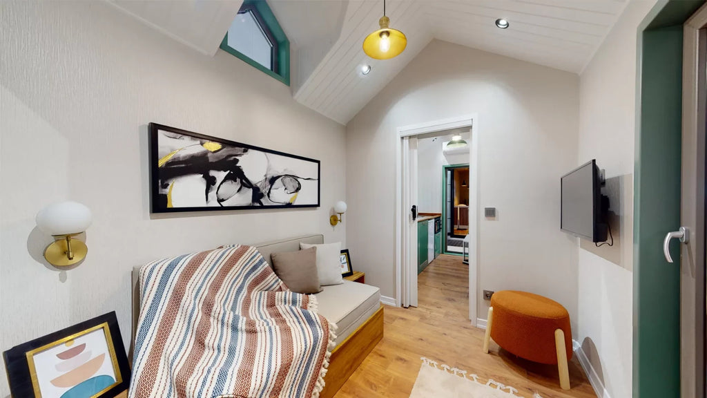 Tiny House VENEDIK 8m 20m² – Wohnwagen – kein Baugenehmigung – TÜV – Veranda